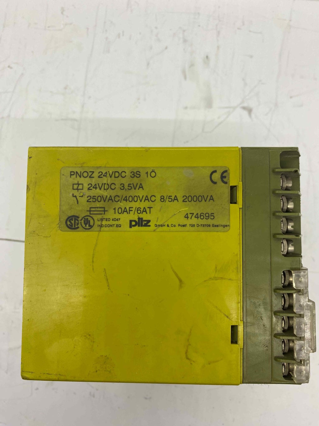 PILZ PNOZ 24VDC 3S 1O EMNIYET ROLESI