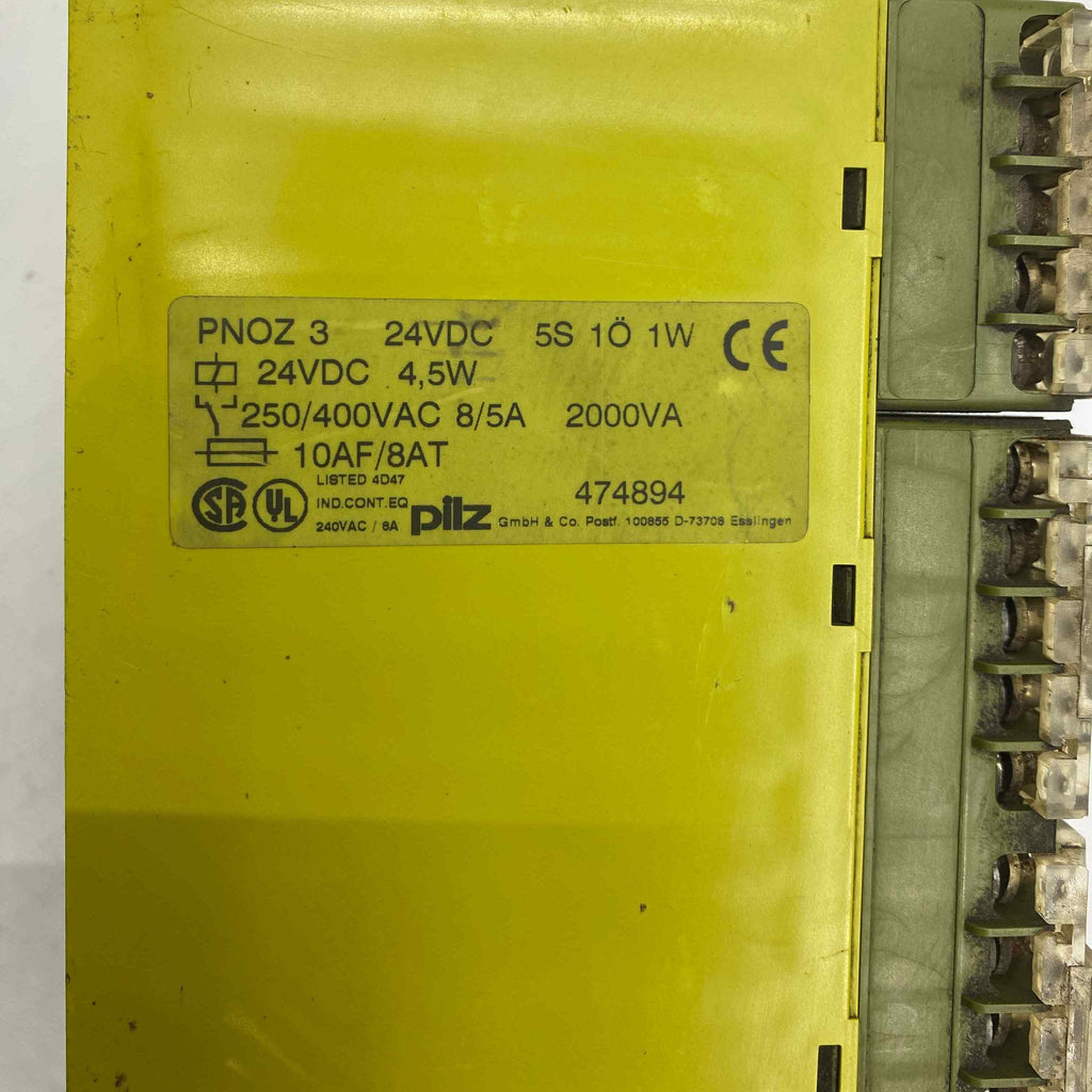 PILZ PNOZ 3 5S-1O 1W EMNIYET ROLESI