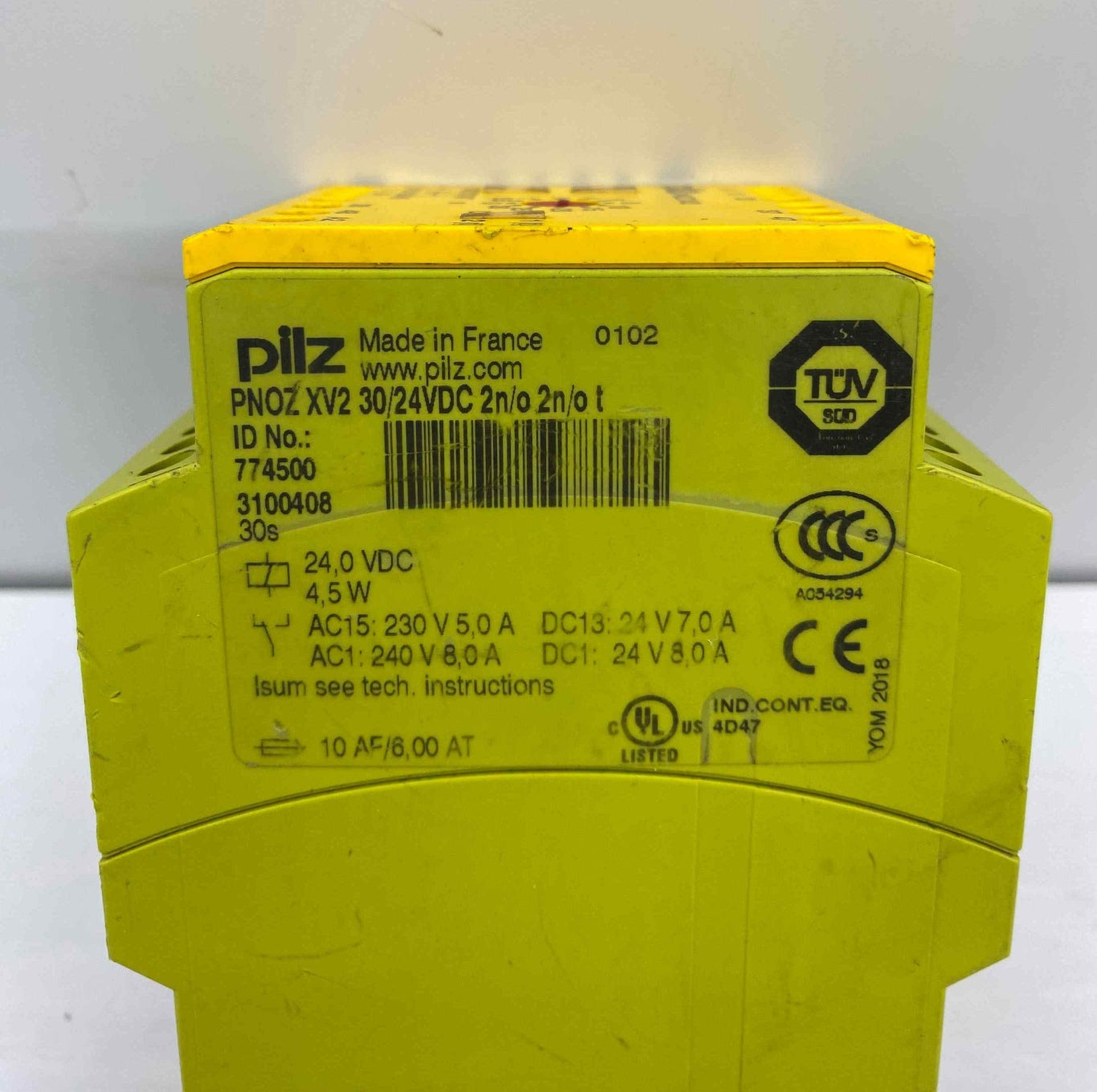 PILZ PNOZ XV2 30-24VDC 2N-0 2N-0T EMNIYET ROLESI