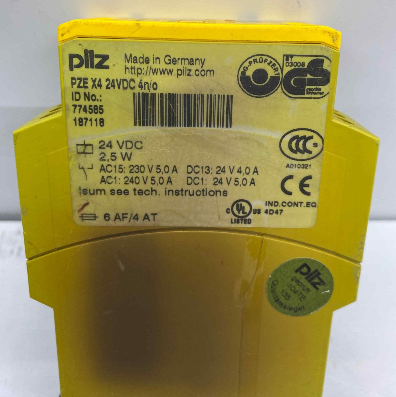 PILZ PZE X4 24VCD 4N-0 EMNIYET ROLESI 774585