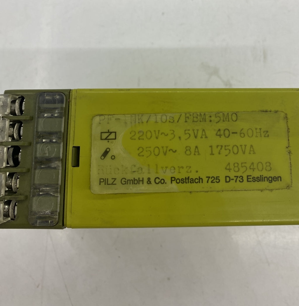 PILZ PF-1NK-10S-FBM:5M0 EMNIYET ROLESI
