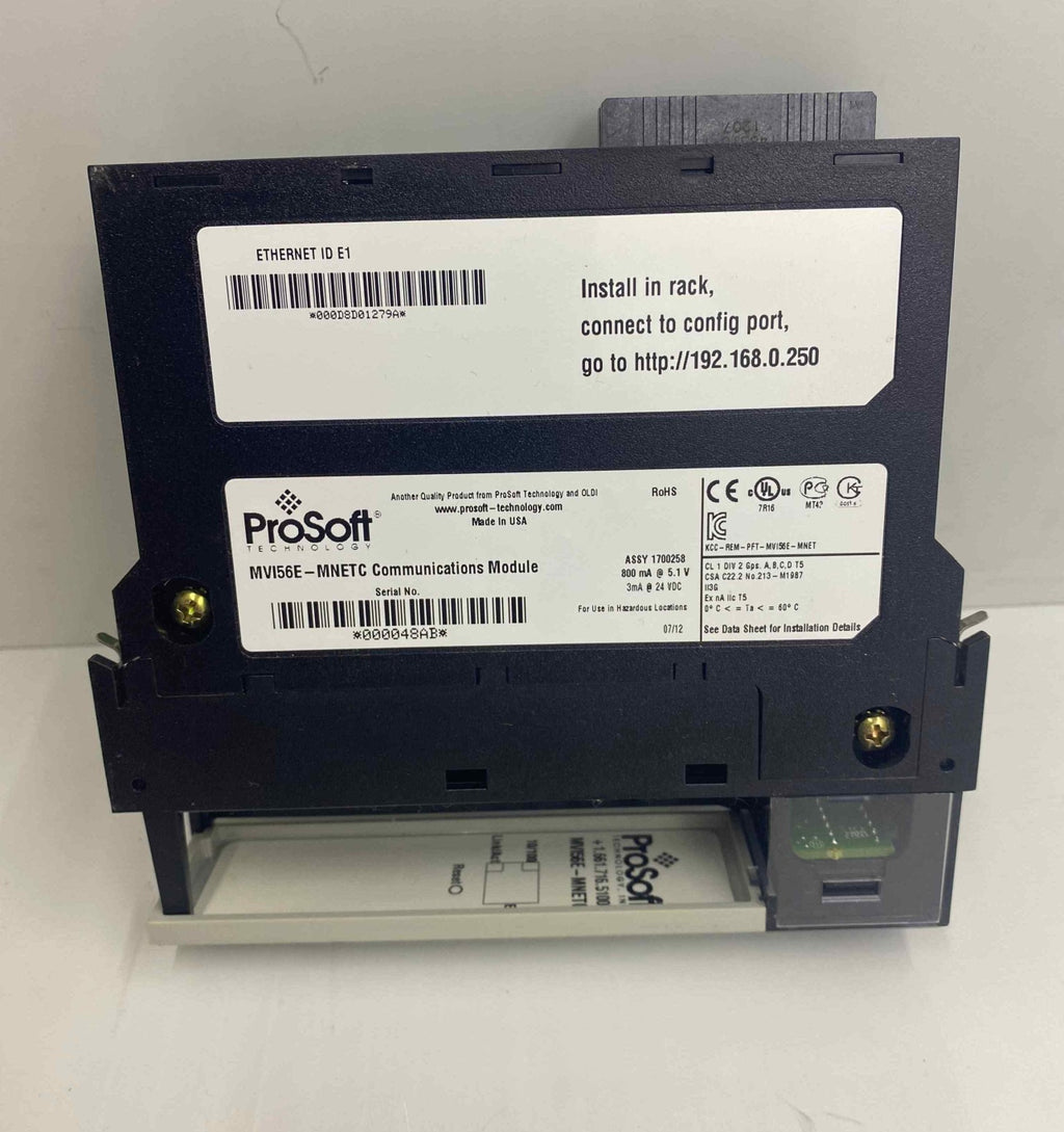 PROSOFT - MVI56E-MNETC HABERLEŞME HONEYWELL BLOKTA PLC
