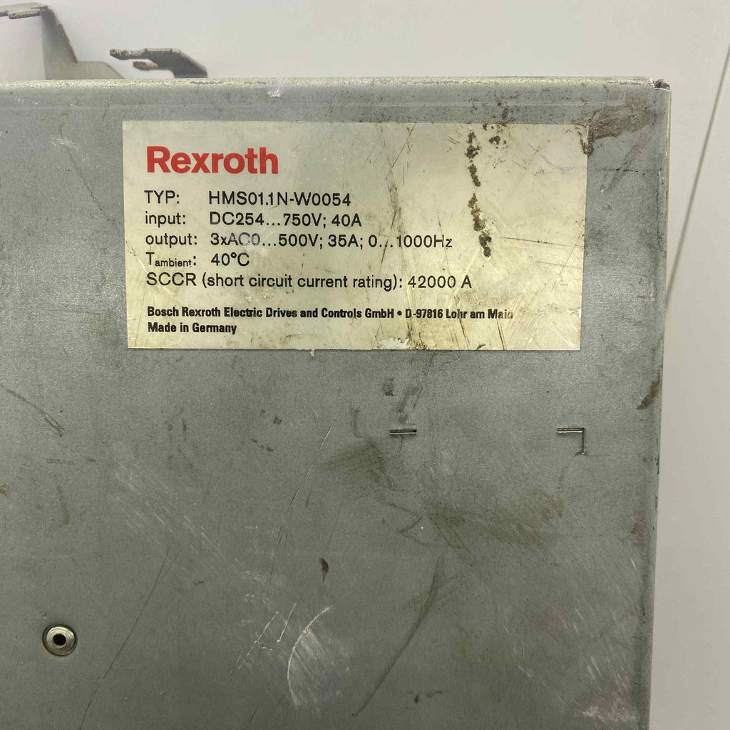 INDRAMAT HMS01.1N-W0054-A-07 54A 700VDC  SERVO SÜRÜCÜ