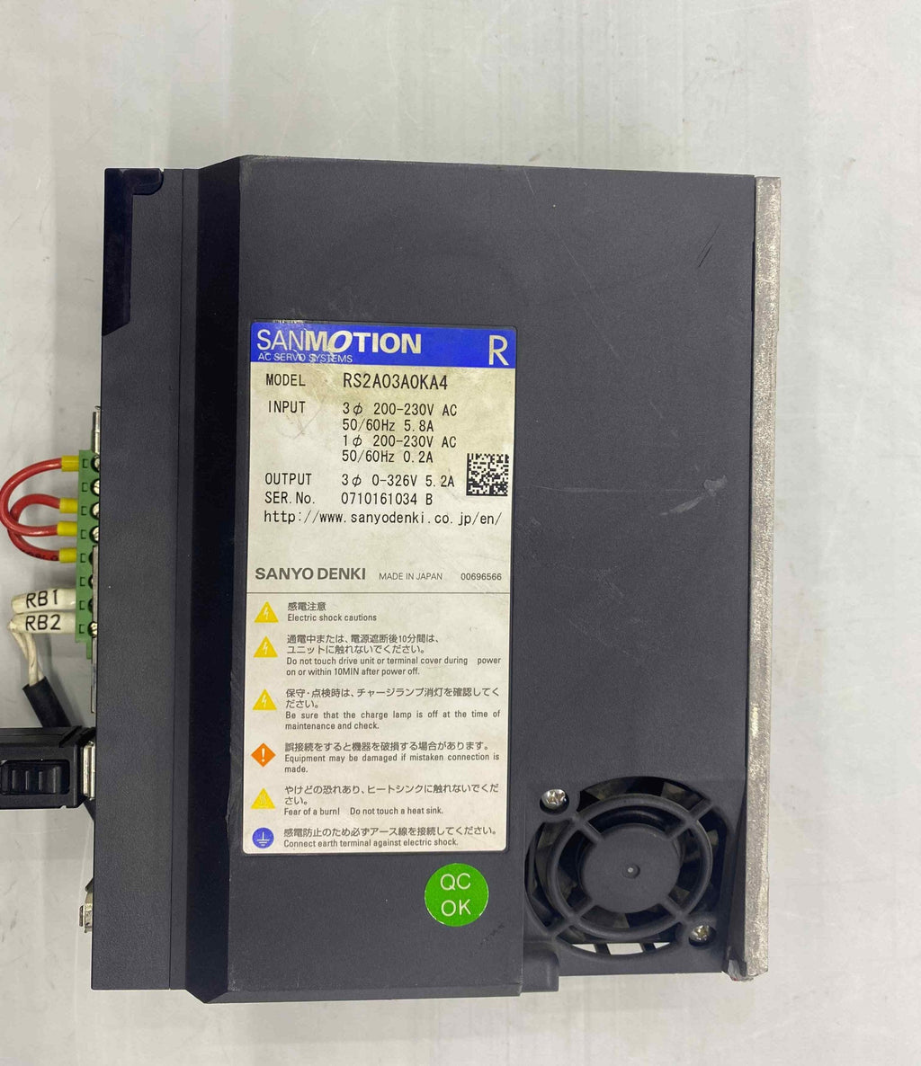 SANMOTION  - RS2A03A0KA4 5.2A 3X220V SERVO SÜRÜCÜ