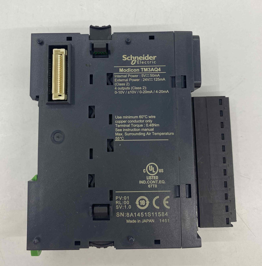 SCHNEİDER TM3AQ4 ANALOG ÇIKIŞ PLC