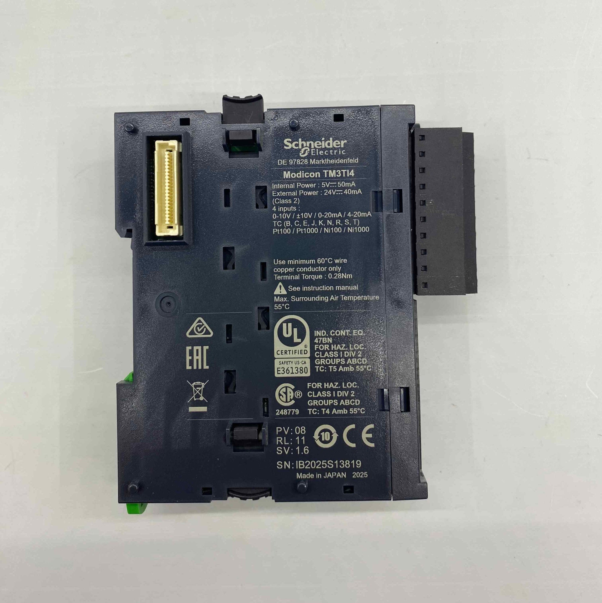 SCHNEİDER TM3TI4 SICAKLIK MODÜLÜ PLC