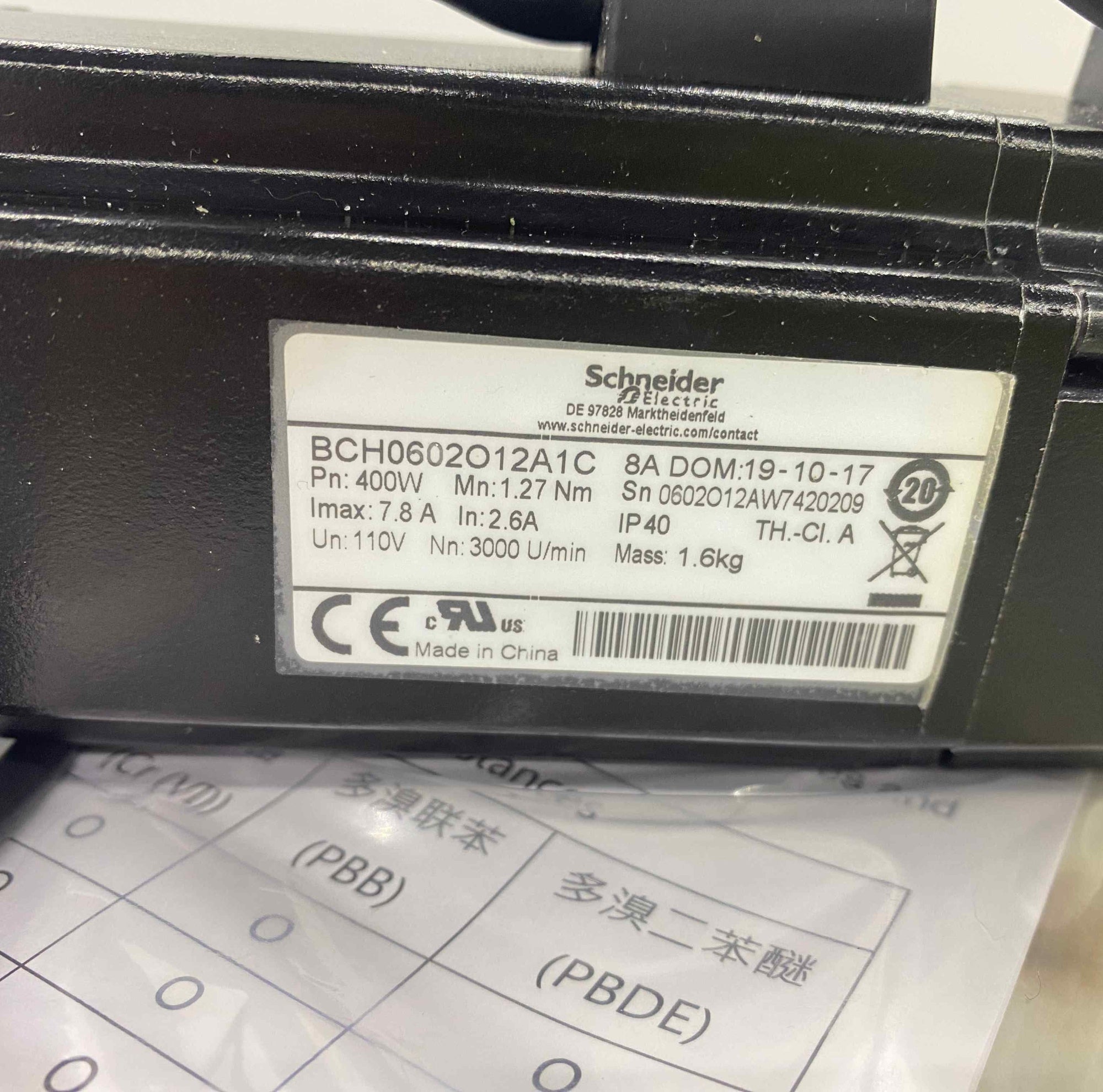 SCHNEİDER [BCH0602O12A1C]  SERVO MOTOR