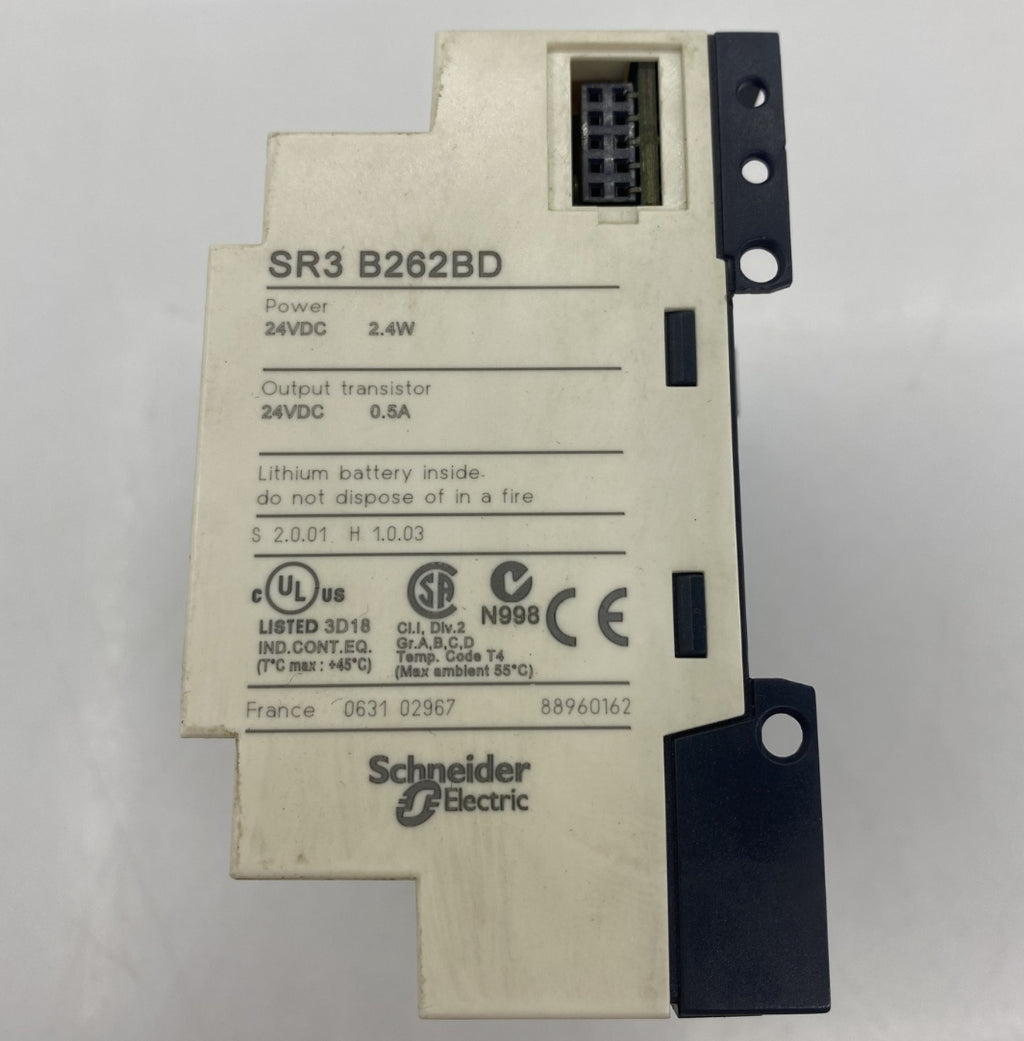 SCHNEIDER SR3 B262BD   PLC MODUL