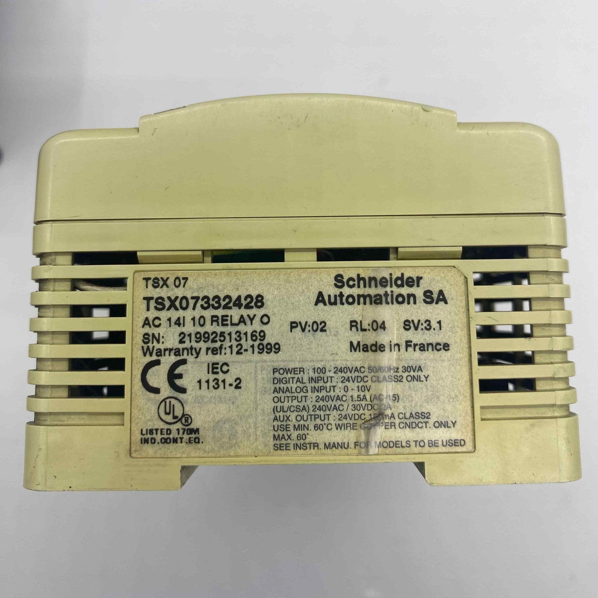 SCHNEIDER TSX07332428   PLC MODUL