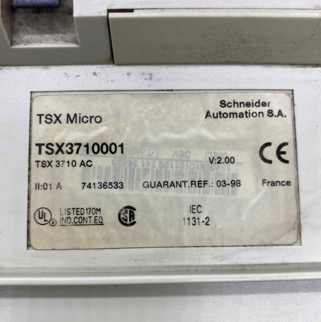 SCHNEİDER TSX3710001  PLC TERMİNAL BLOĞU