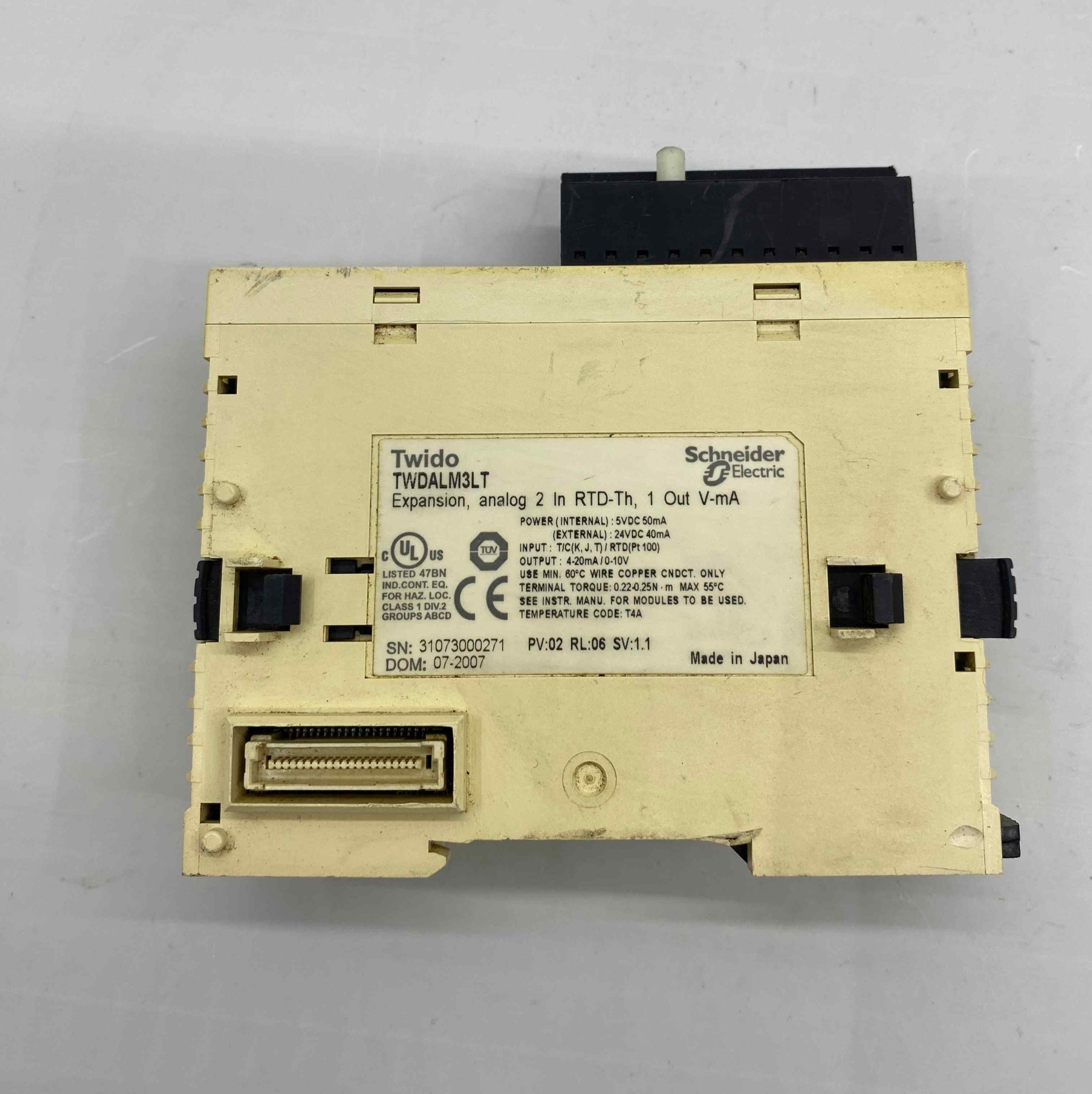 SCHNEİDER TWDALM3LT ANALOG MODÜL PLC