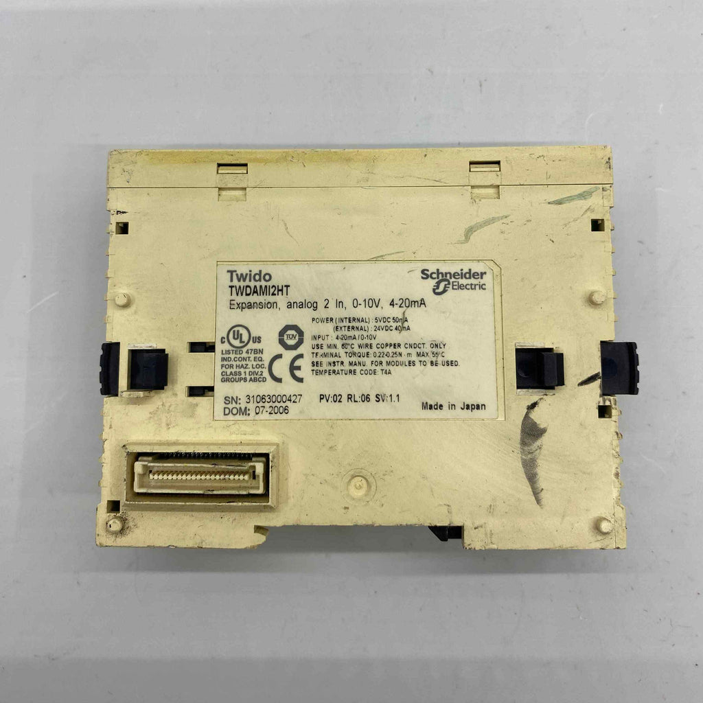 SCHNEİDER TWDAMI2HT ANALOG INPUT PLC