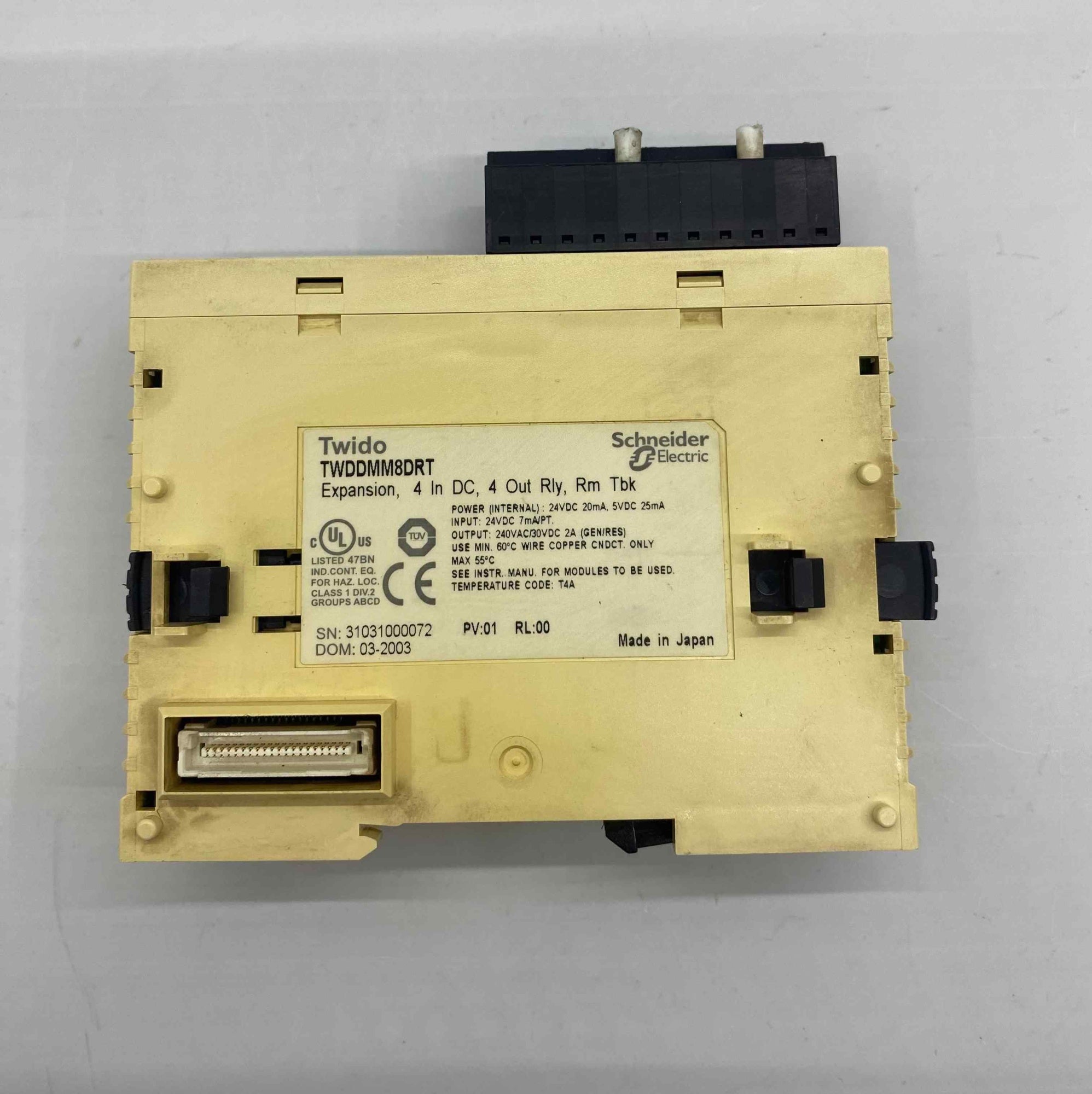 SCHNEIDER TWDDMM8DRT   PLC MODUL