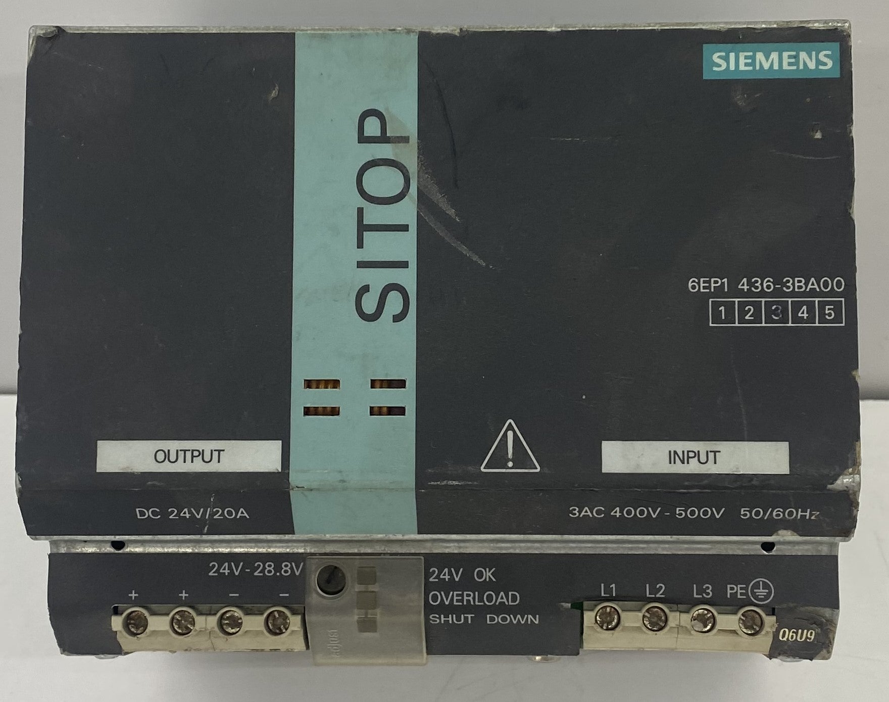 SIEMENS 6EP1 436-3BA00 6EP1436-3BA00 500V 20A GÜÇ KAYNAĞI