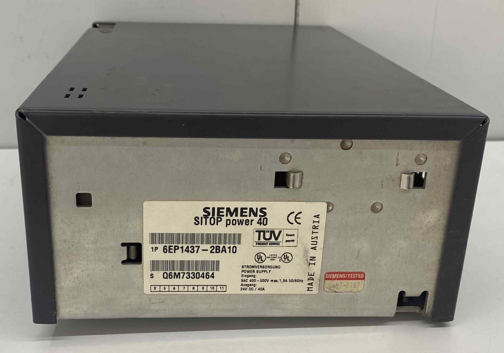 SIEMENS 6EP1 437-2BA10 6EP1437-2BA10 500V 40A GÜÇ KAYNAĞI
