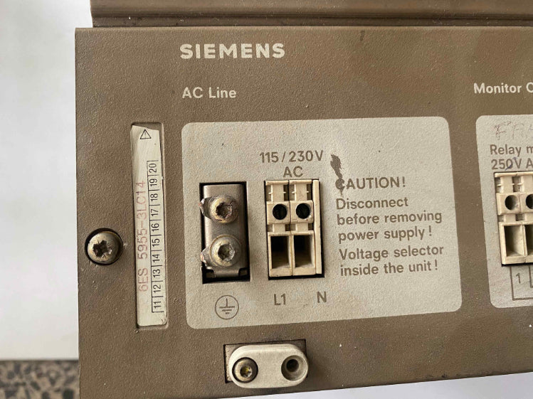 SIEMENS 6ES5 955-3LC14 6ES5955-3LC14  PLC MODUL