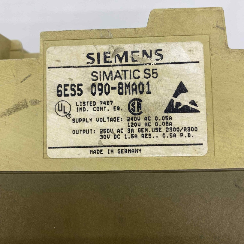 SIEMENS 6ES5 090-8MA01  PLC