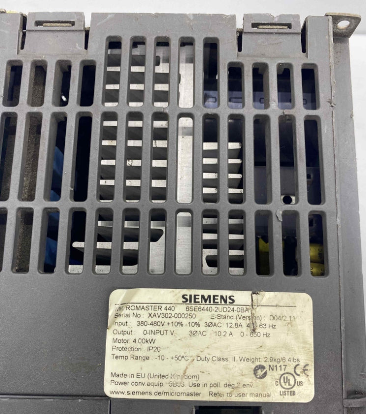 SIEMENS 6SE6440-2UD24-0BA1 4KW 380V SÜRÜCÜ