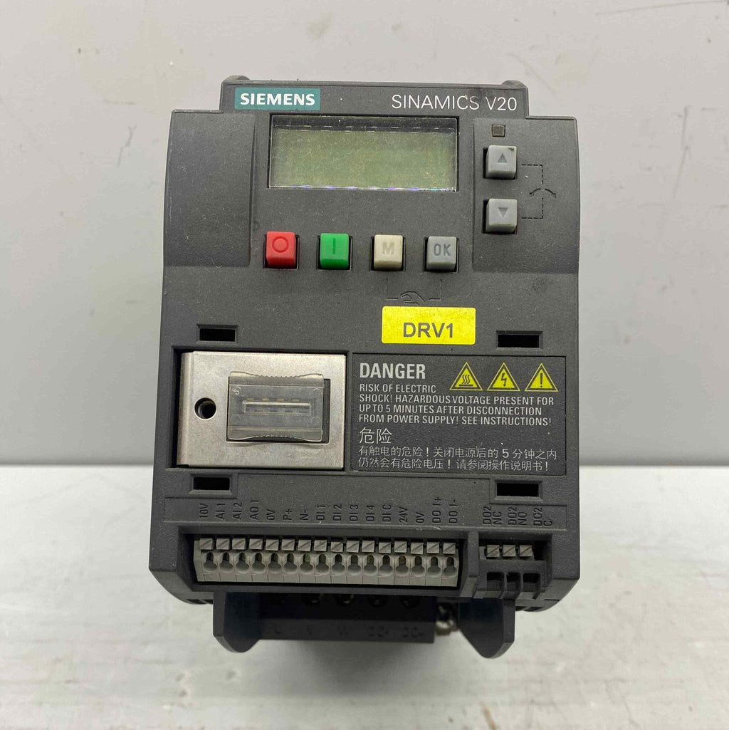 SIEMENS 6SL3210-5BB12-5UV0 0.25KW 220V SÜRÜCÜ