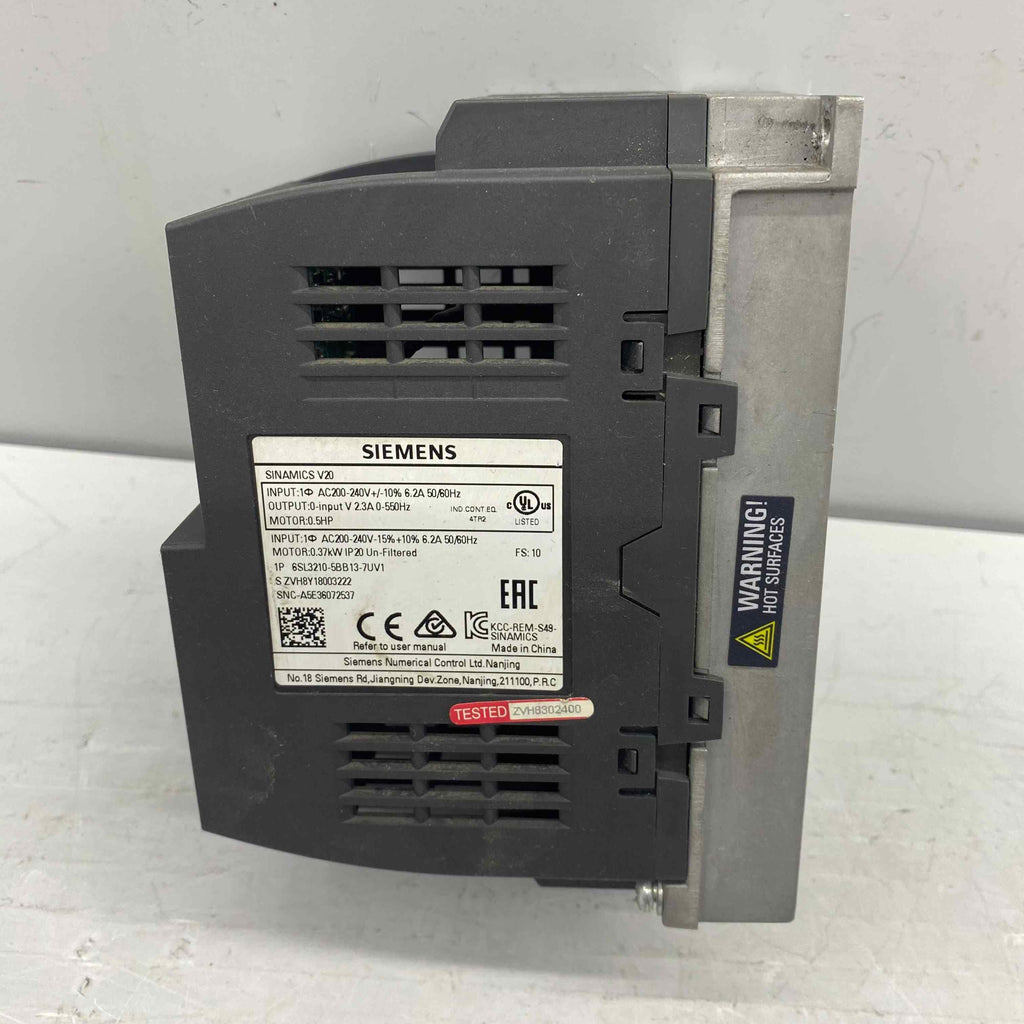 SIEMENS 6SL3210-5BB13-7UV1 0.37KW 220V SÜRÜCÜ