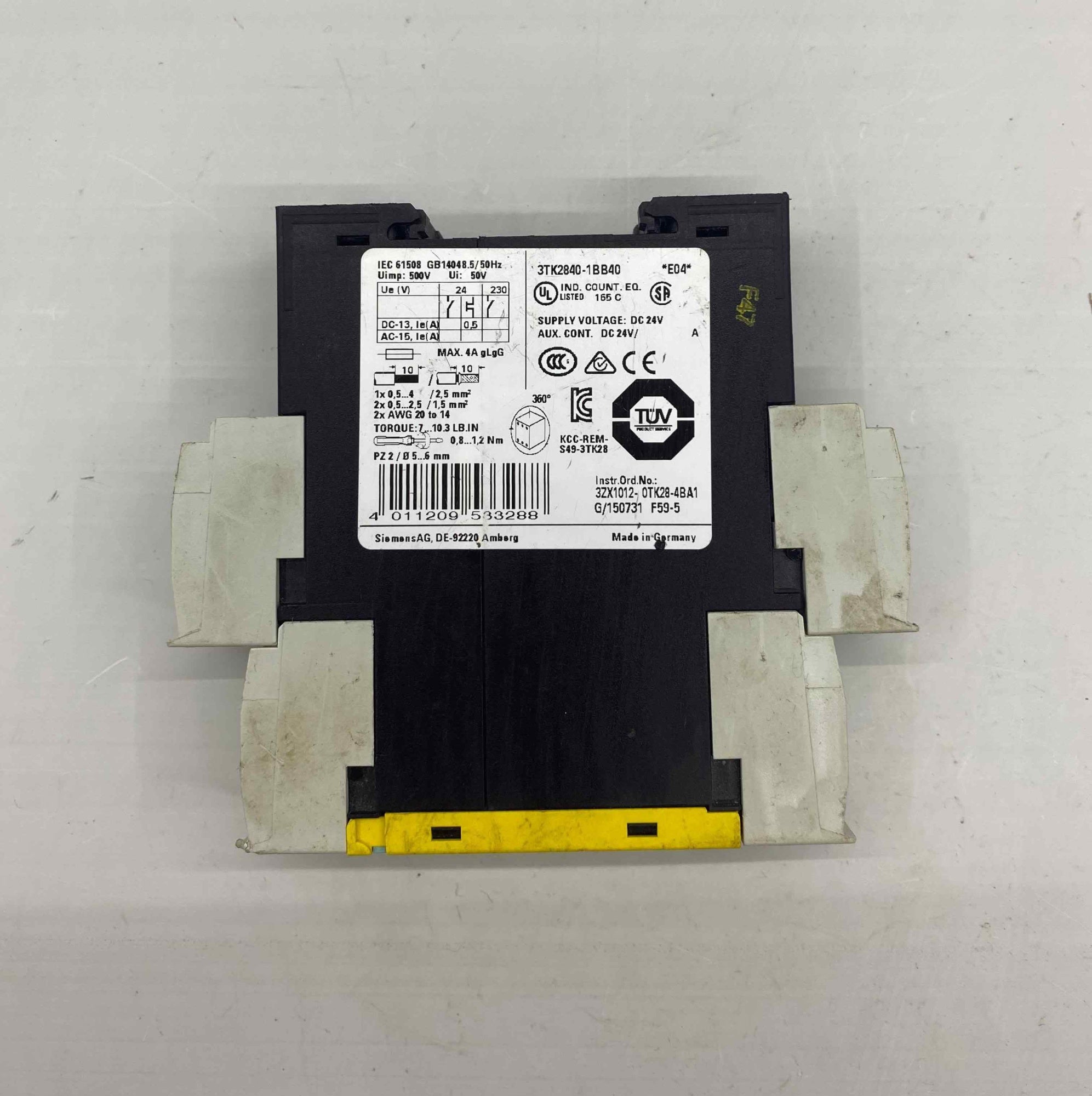 SIEMENS 3TK2840-1BB40 EMNIYET ROLESI