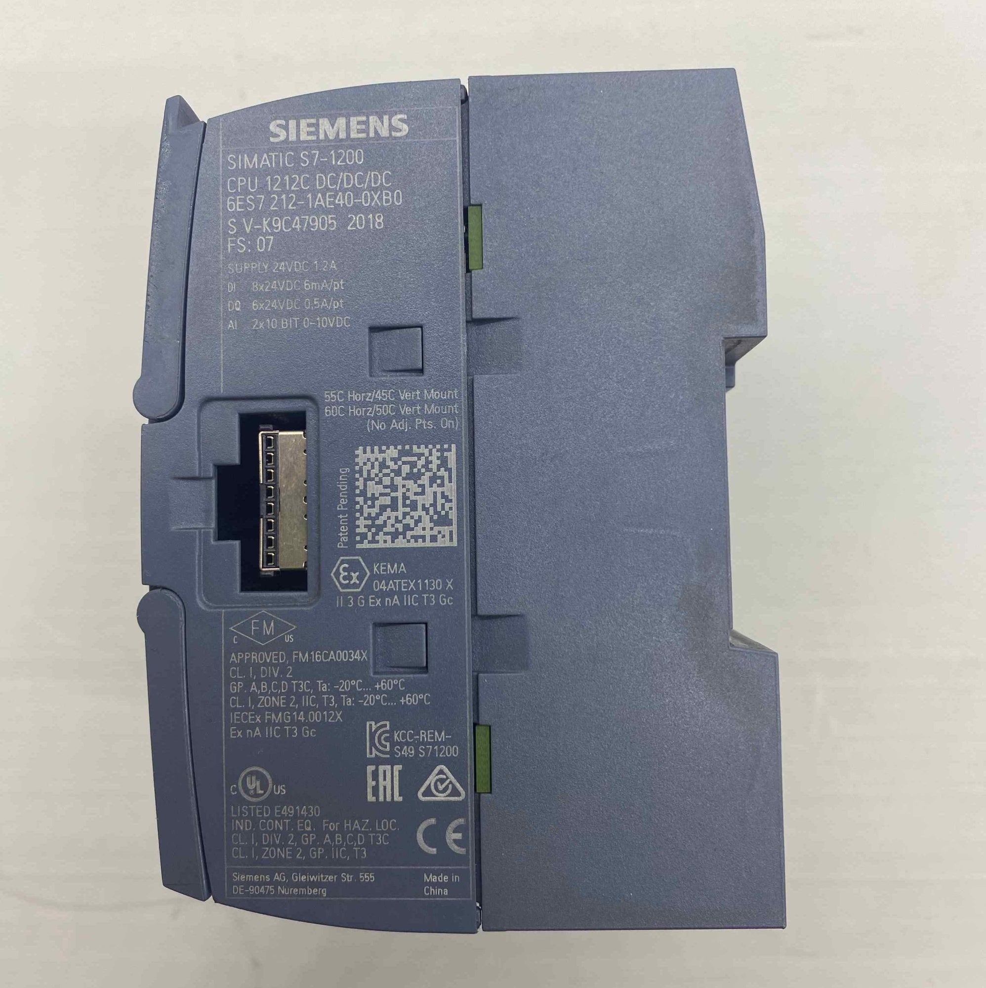 SIEMENS 6ES7212-1AE40-0XB0  PLC