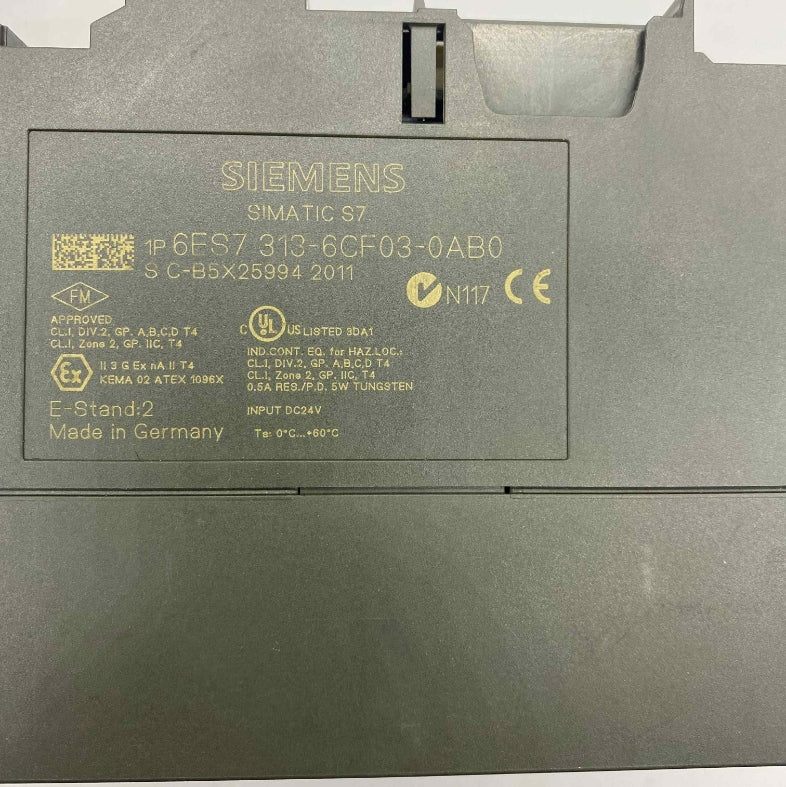 SIEMENS 6ES7313-6CF03-0AB0  PLC