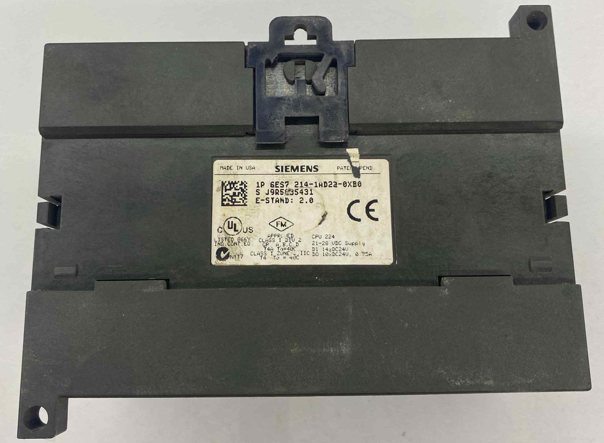 SIEMENS 6ES7214-1AD22-0XB0  PLC