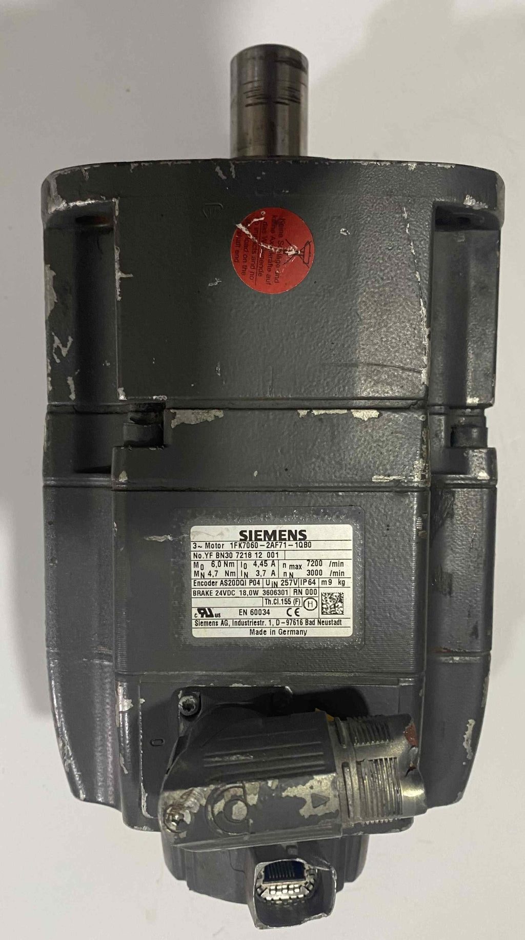 SIEMENS [1FK7060-2AF71-1QB0]  SERVO MOTOR