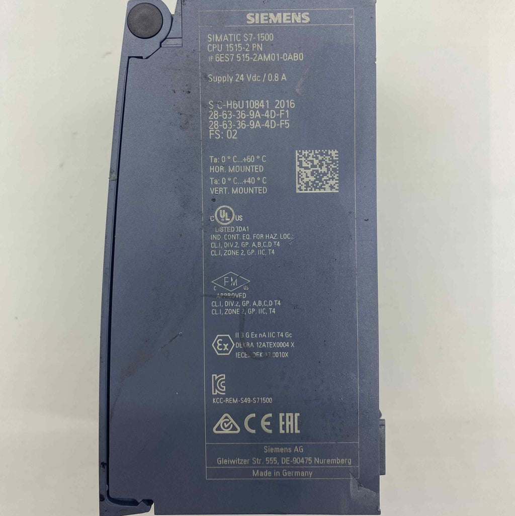 SIEMENS 6ES7515-2AM01-0AB0  PLC