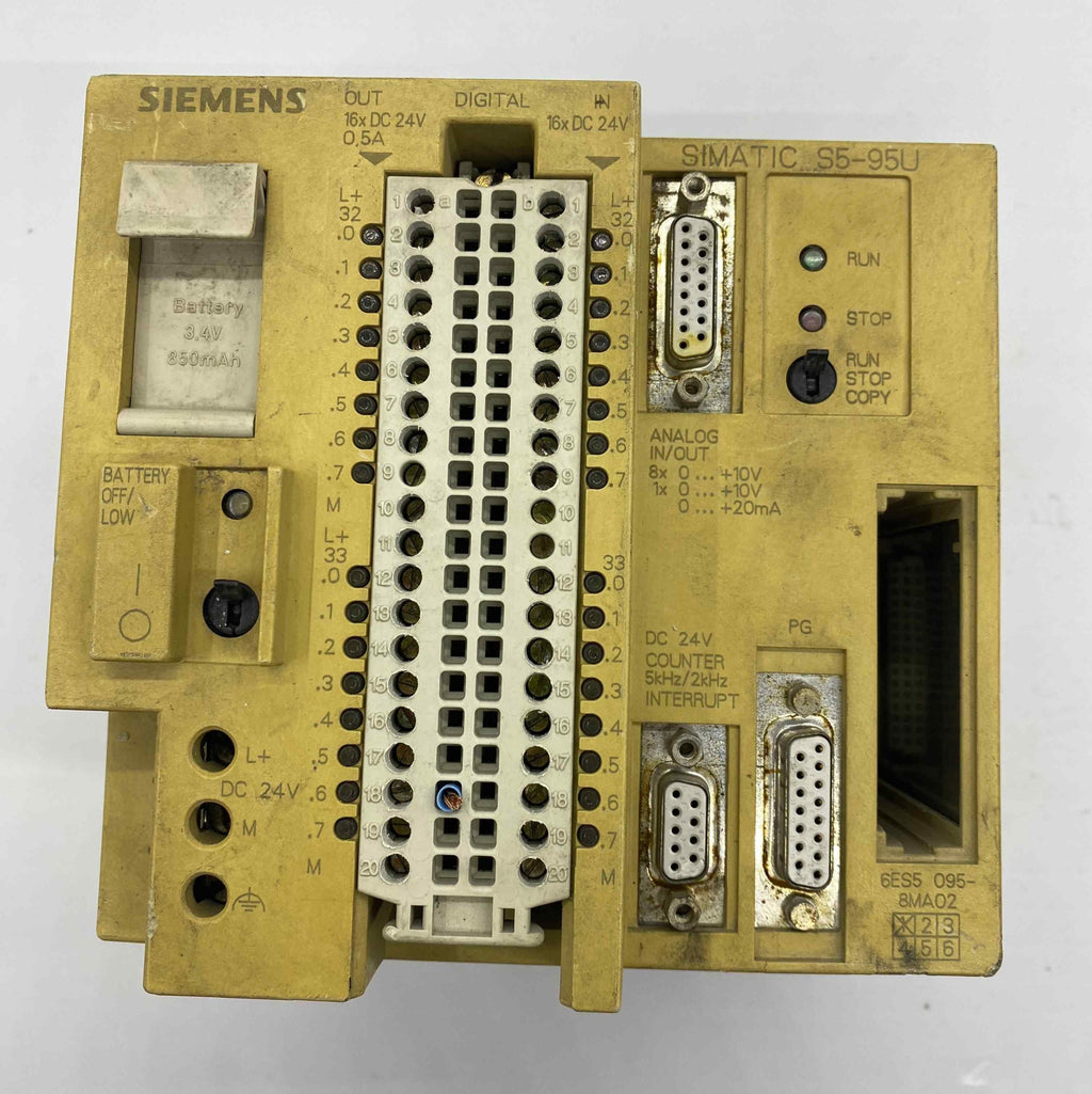 SIEMENS 6ES5 095-8MA02  PLC