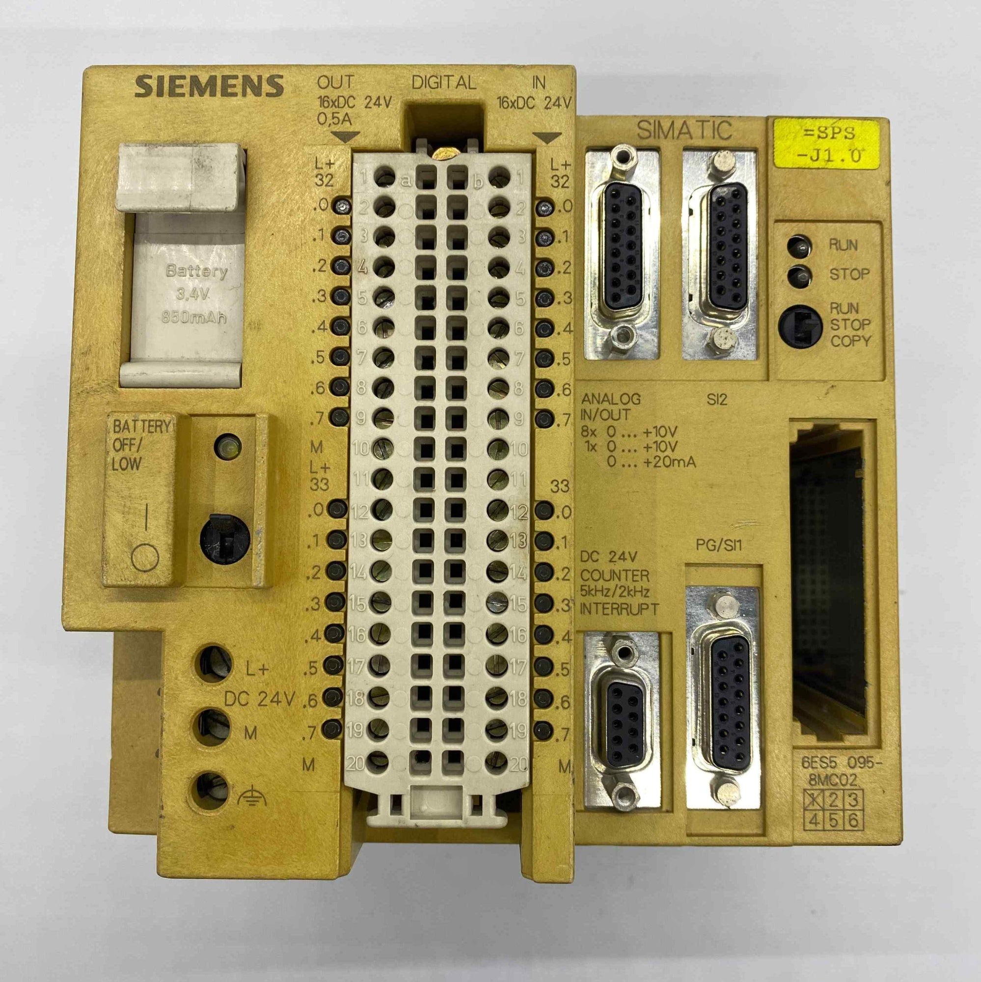 SIEMENS 6ES5 095-8MC02  PLC