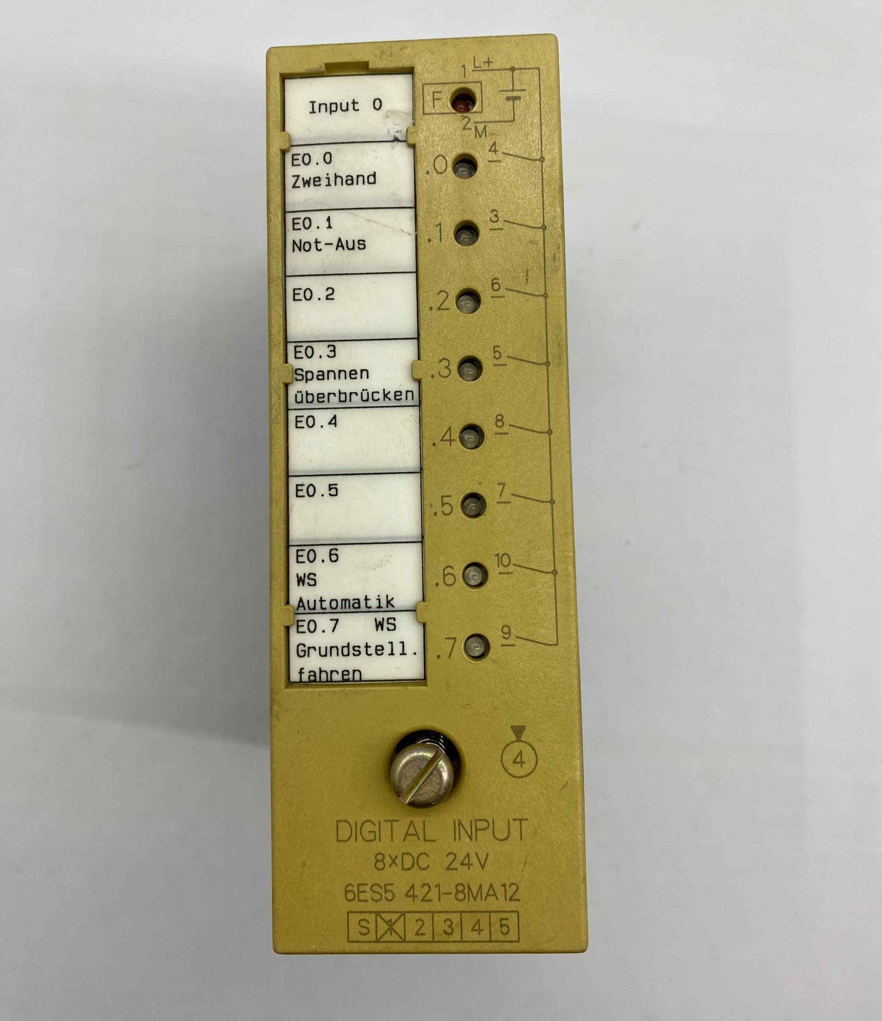 SIEMENS 6ES5 421-8MA12  PLC
