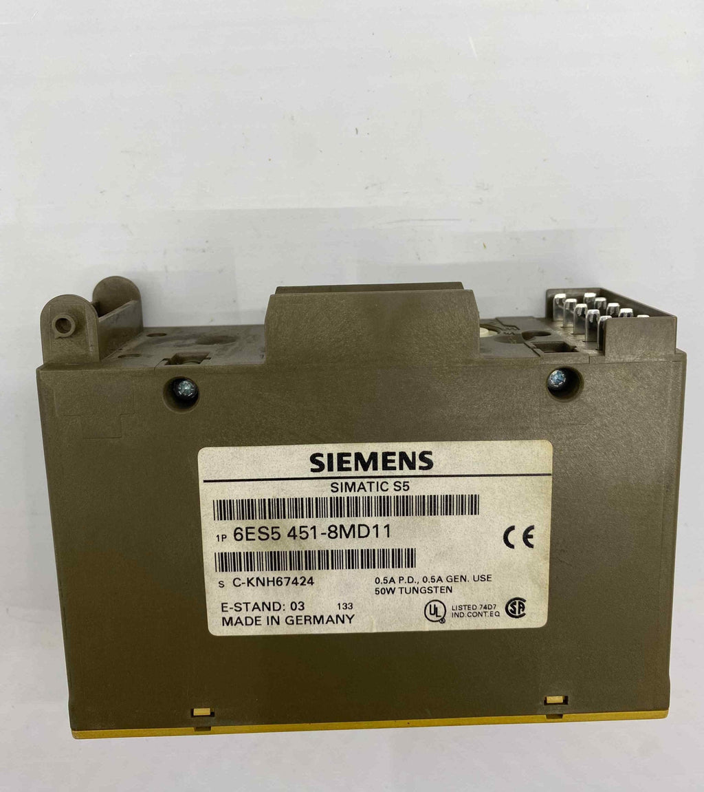 SIEMENS 6ES5 451-8MD11  PLC