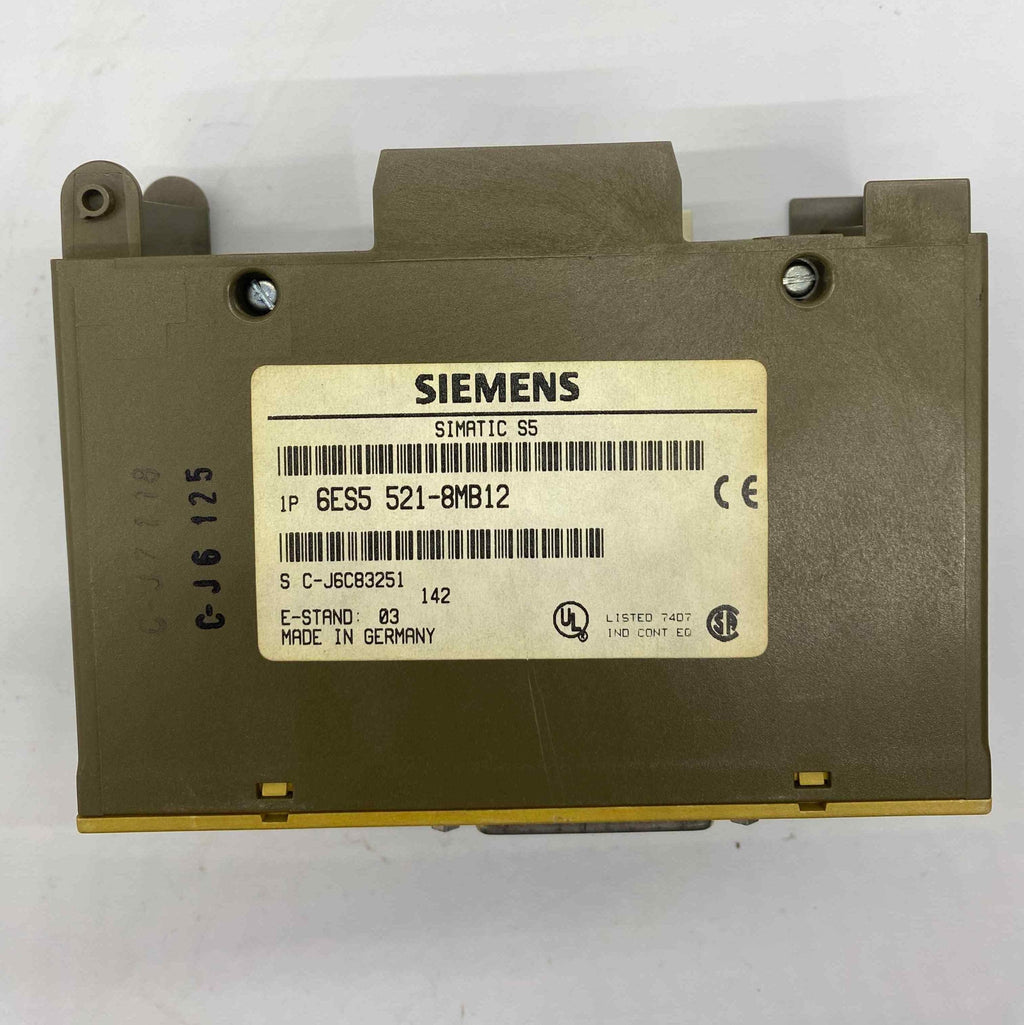 SIEMENS 6ES5 521-8MB12  PLC