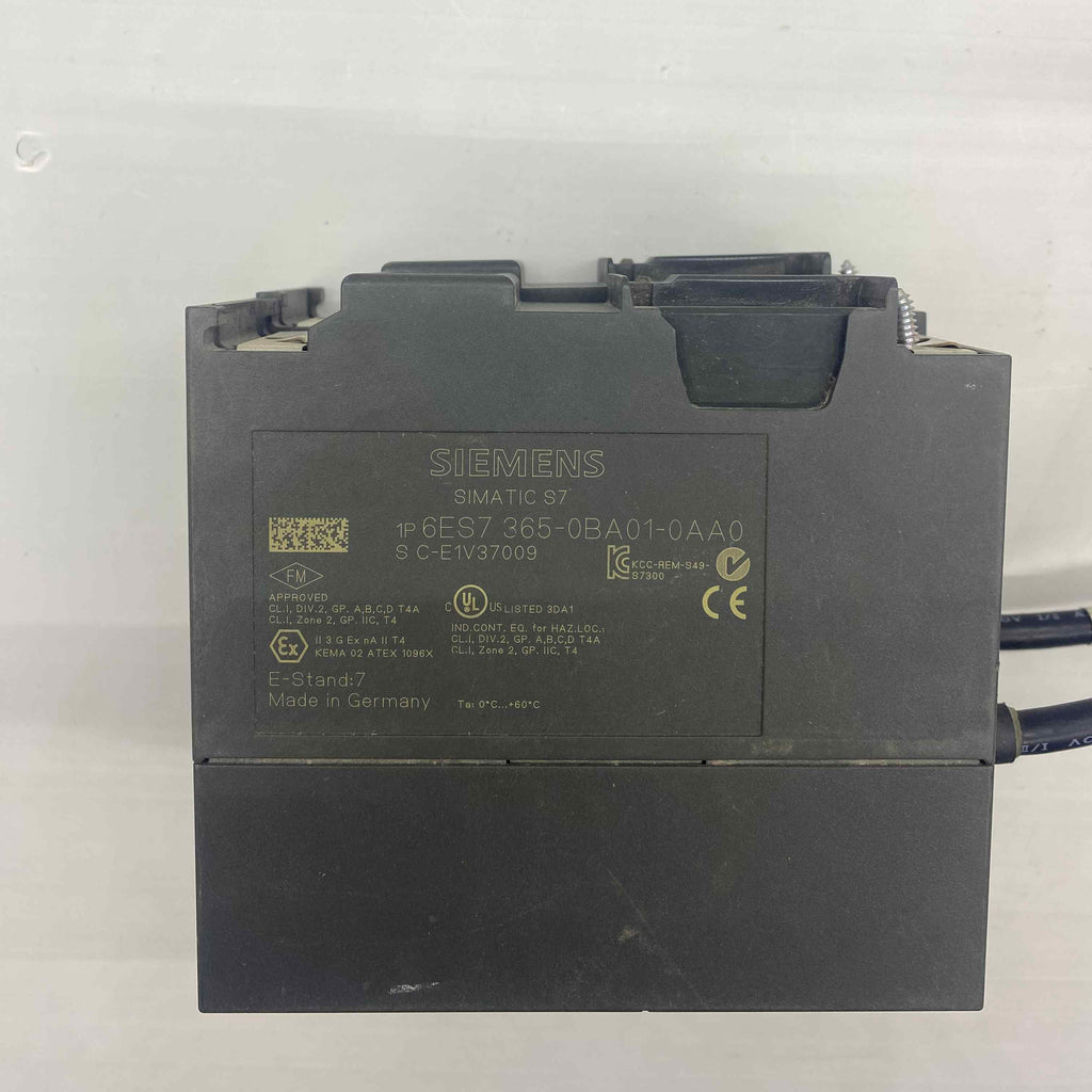 SIEMENS 6ES7 365-0BA01-0AA0 6ES7365-0BA01-0AA0  PLC MODUL