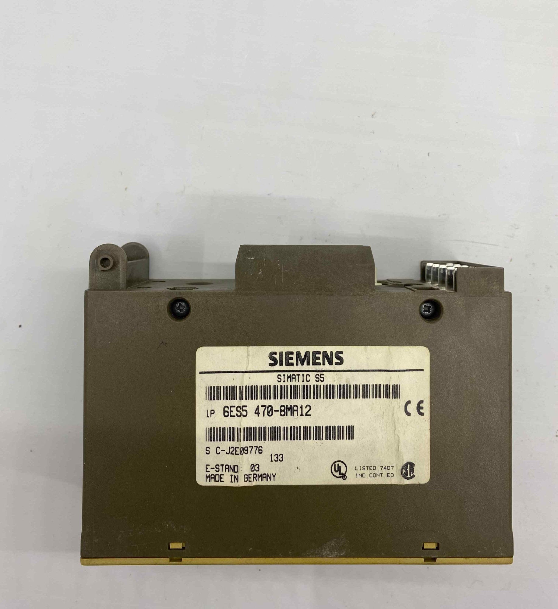 SIEMENS 6ES5 470-8MA12 ANALOG PLC