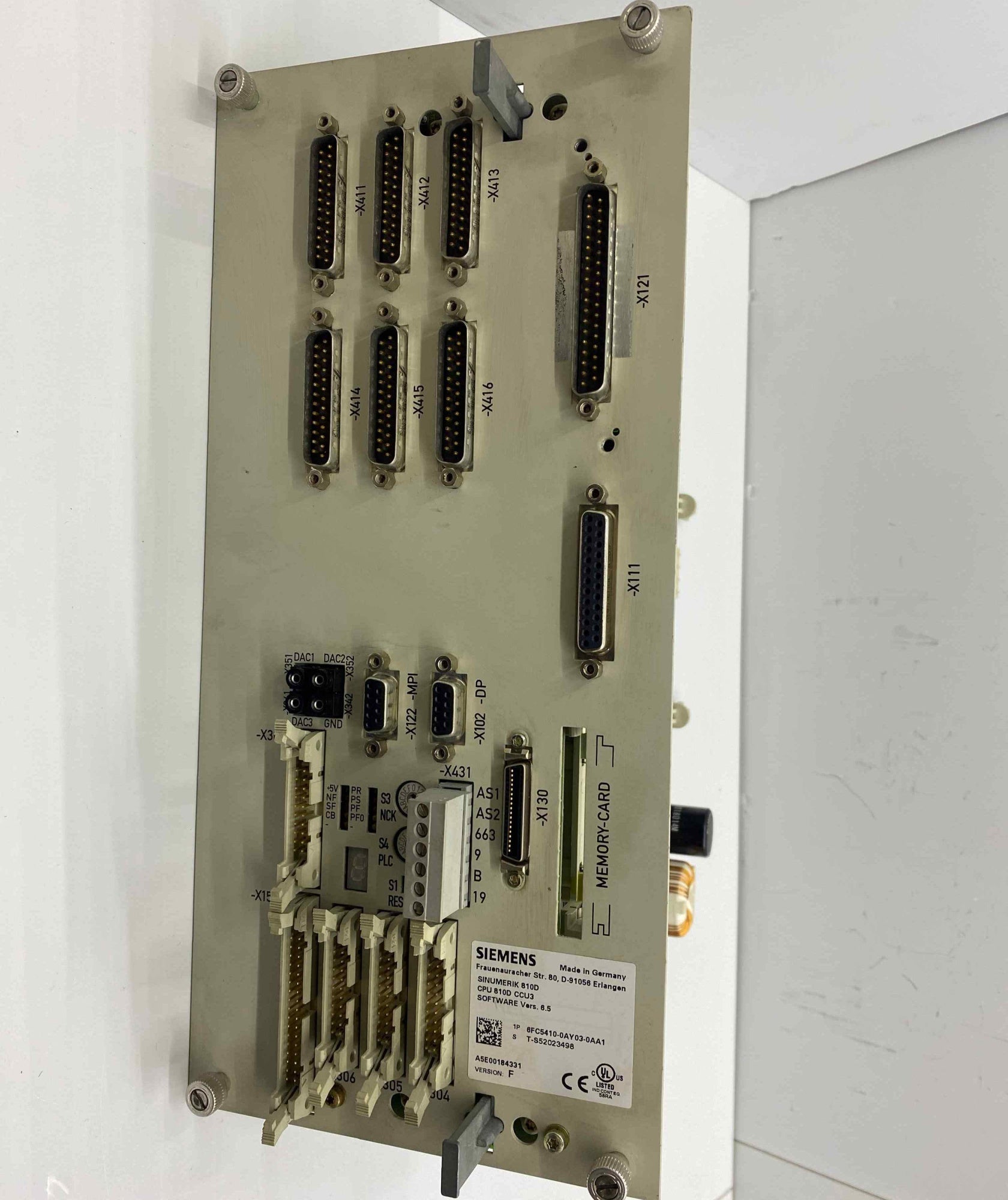 SIEMENS 6FC5410-0AY03-0AA0 KART