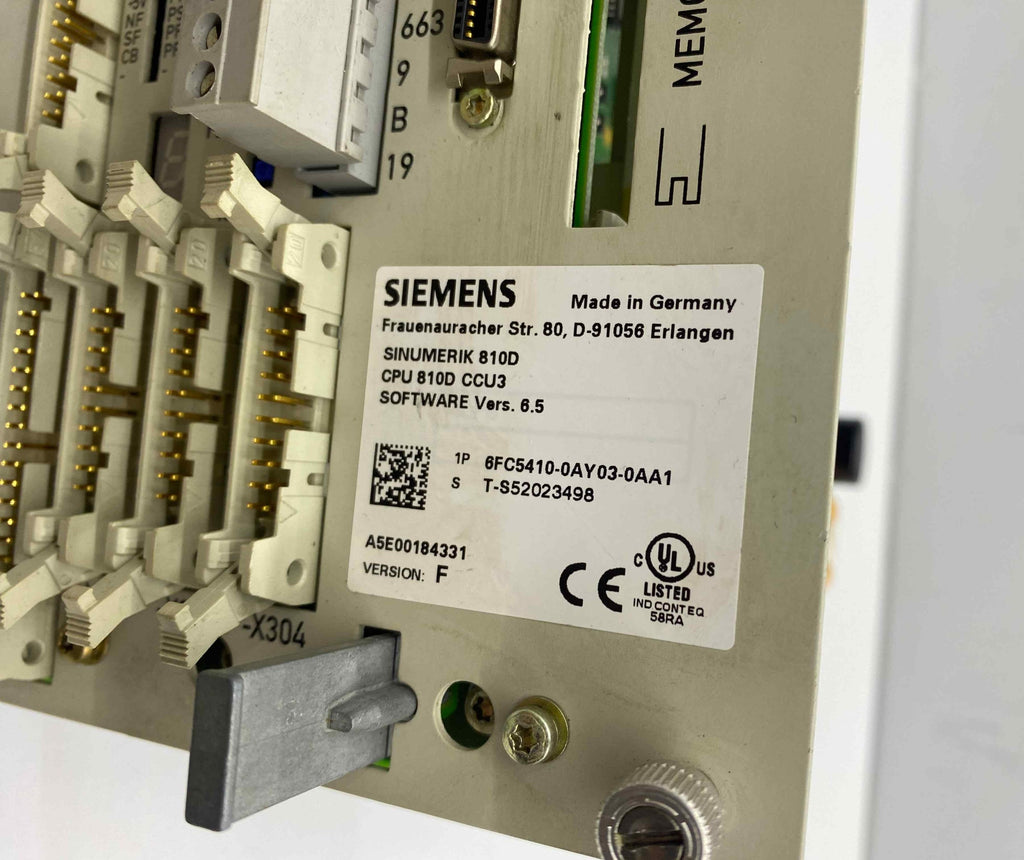 SIEMENS 6FC5410-0AY03-0AA0 KART