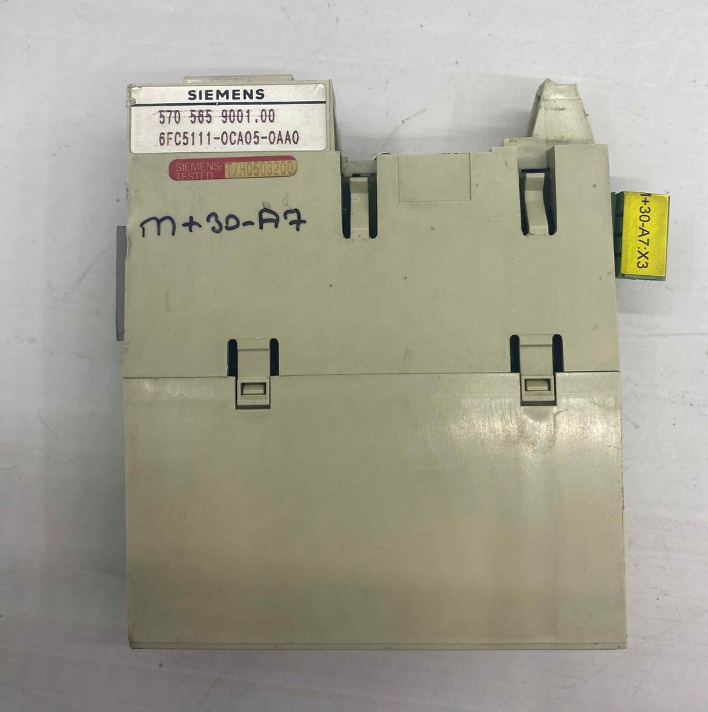 SIEMENS 6FC5111-0CA05-0AA0 ANALOG OUTPUT PLC
