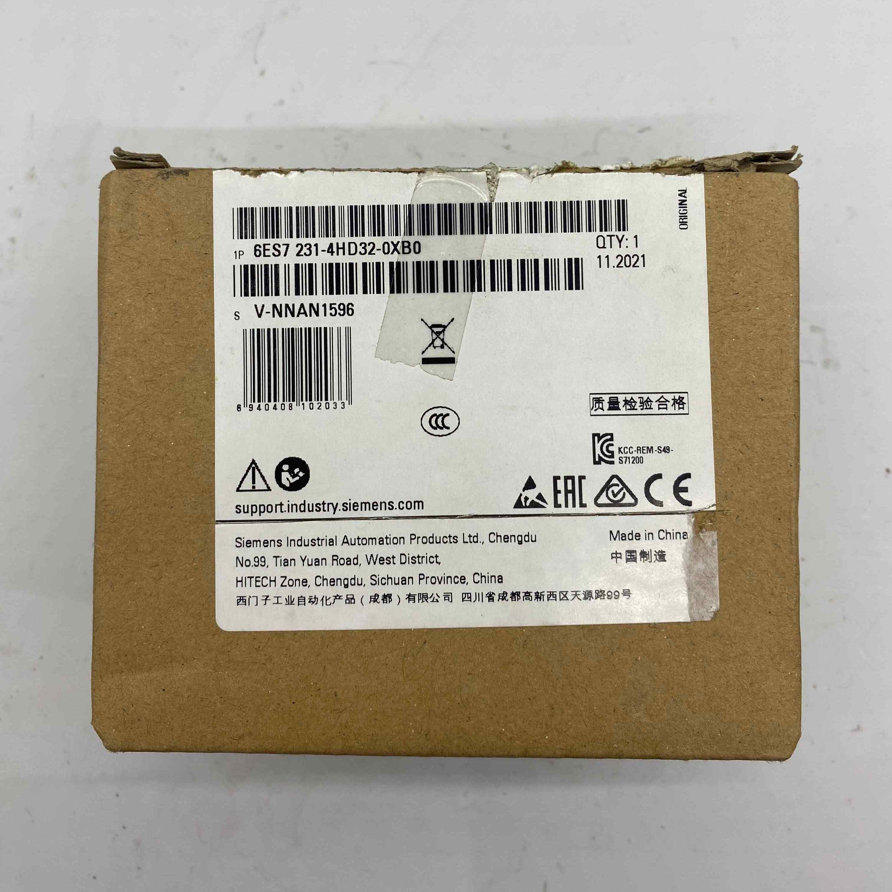 SIEMENS 6ES7231-4HD32-0XB0  PLC