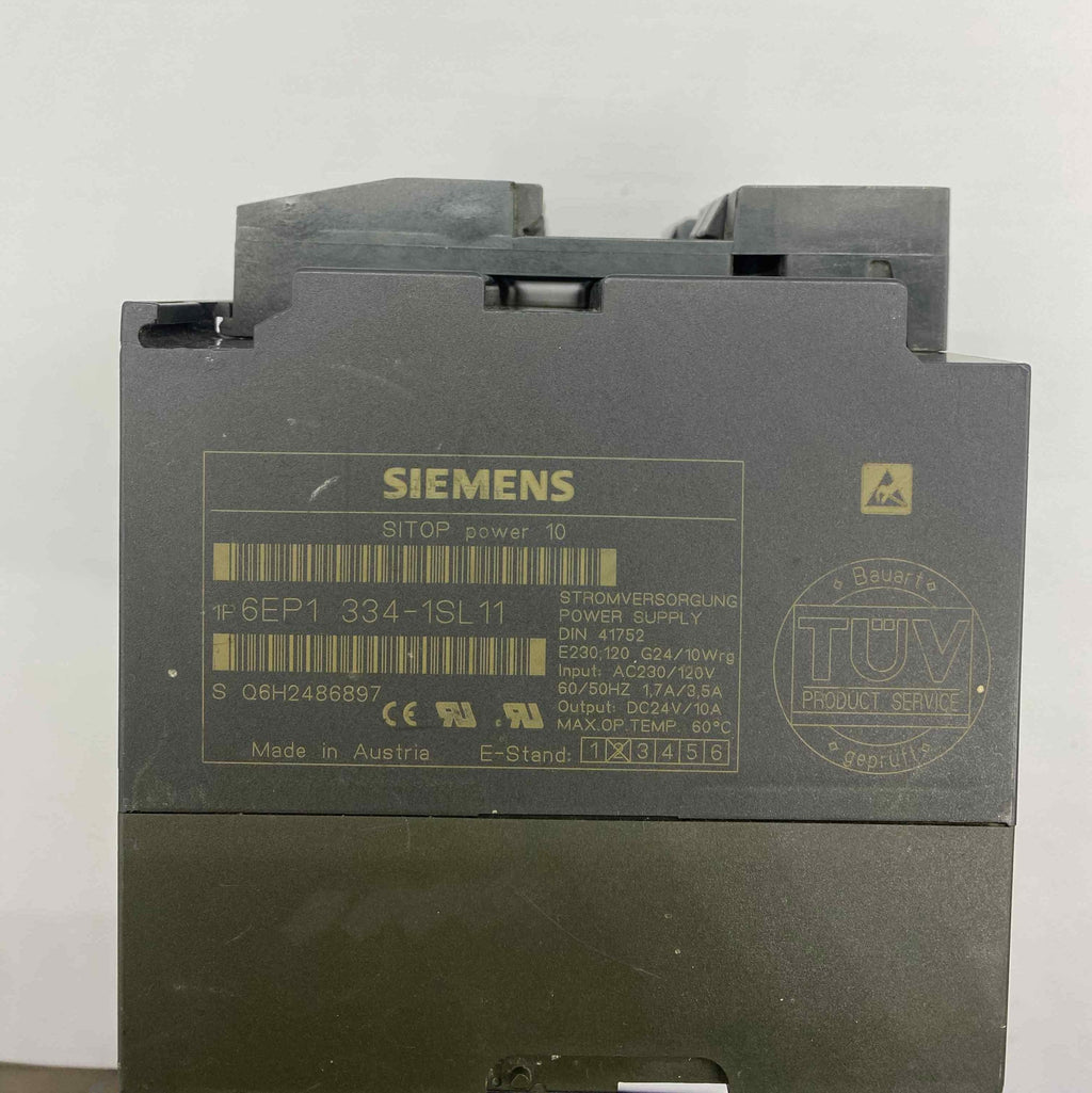 SIEMENS 6EP1334-1SL11 STOP 10 PLC