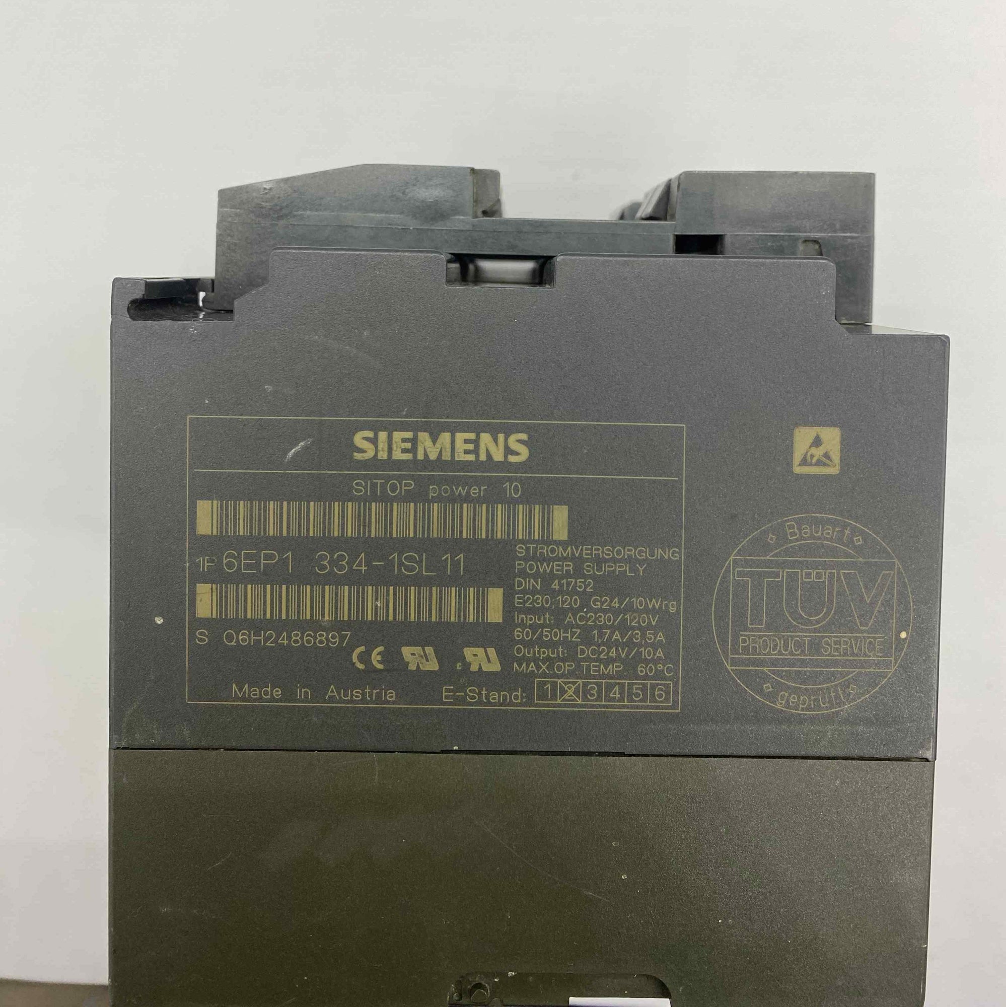 SIEMENS 6EP1334-1SL11 STOP 10 PLC