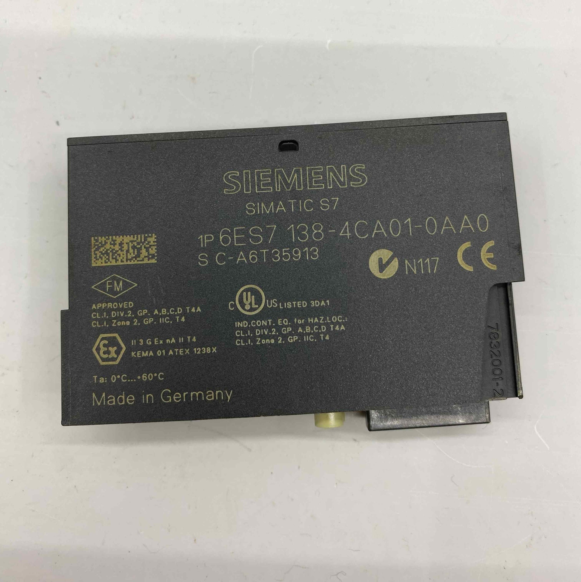 SIEMENS 6ES7138-4CA01-0AA0  PLC