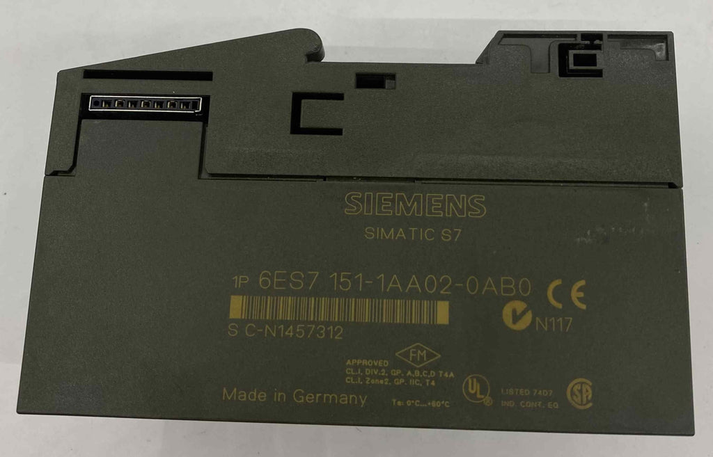 SIEMENS 6ES7151-1AA02-0AB0  PLC