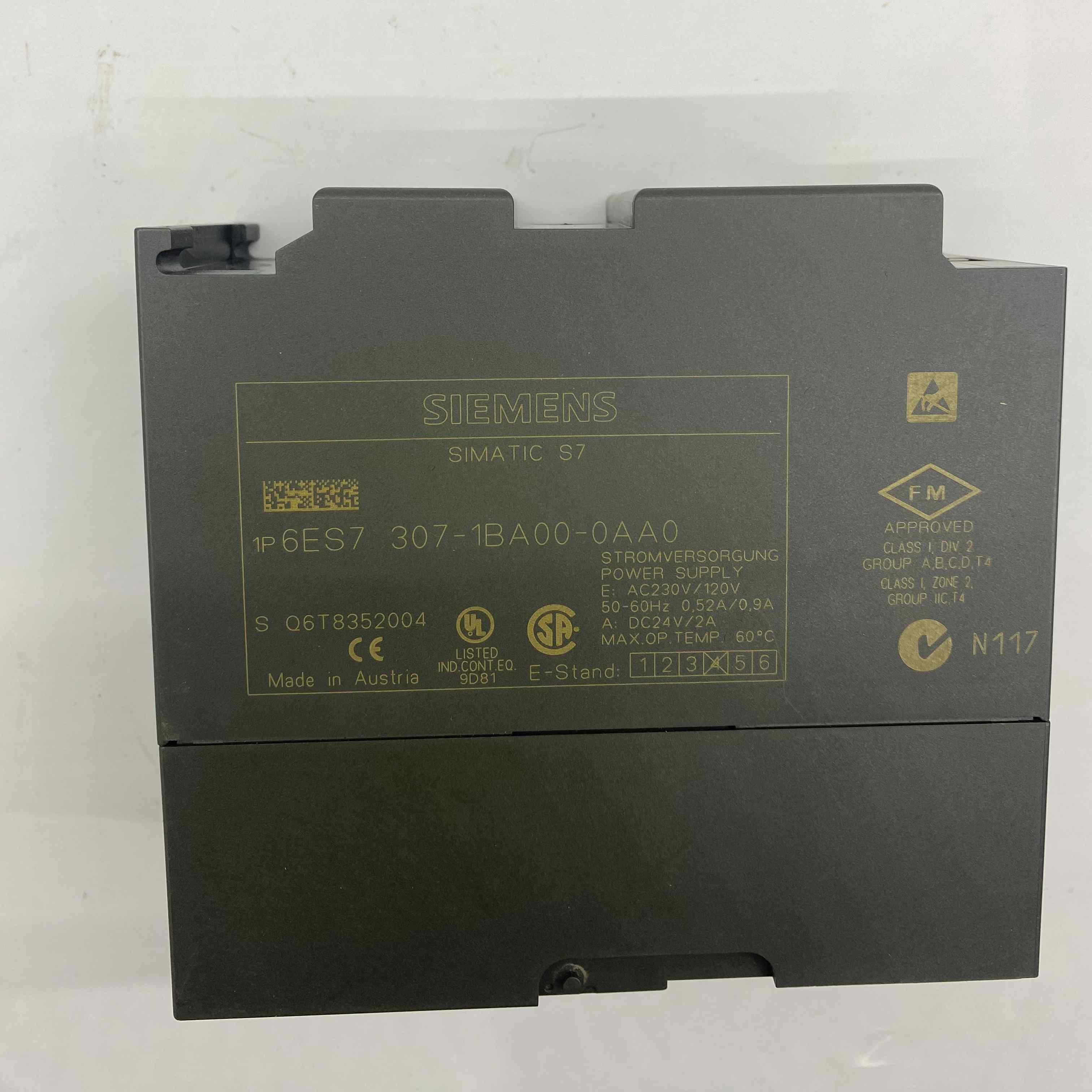 SIEMENS 6ES7 307-1BA00-0AA0 6ES7307-1BA00-0AA0  GÜÇ KAYNAĞI
