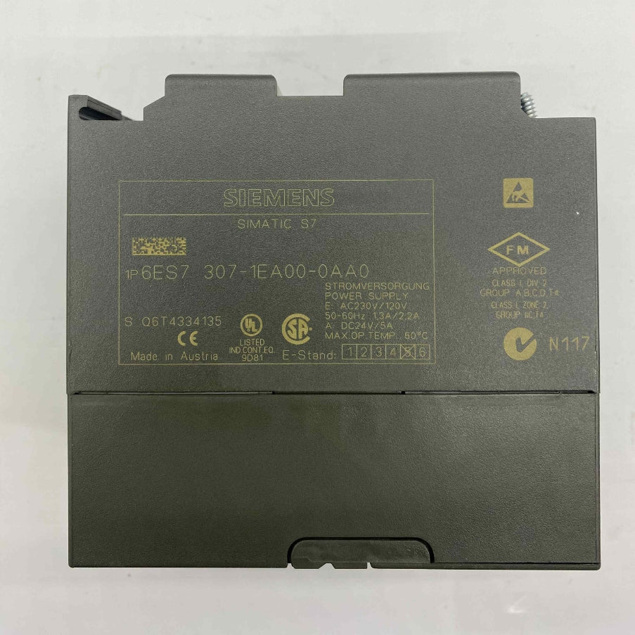 SIEMENS 6ES7307-1EA00-0AA0 5A GÜÇ KAYNAĞI PLC