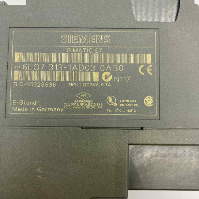 SIEMENS 6ES7313-1AD03-0AB0  PLC