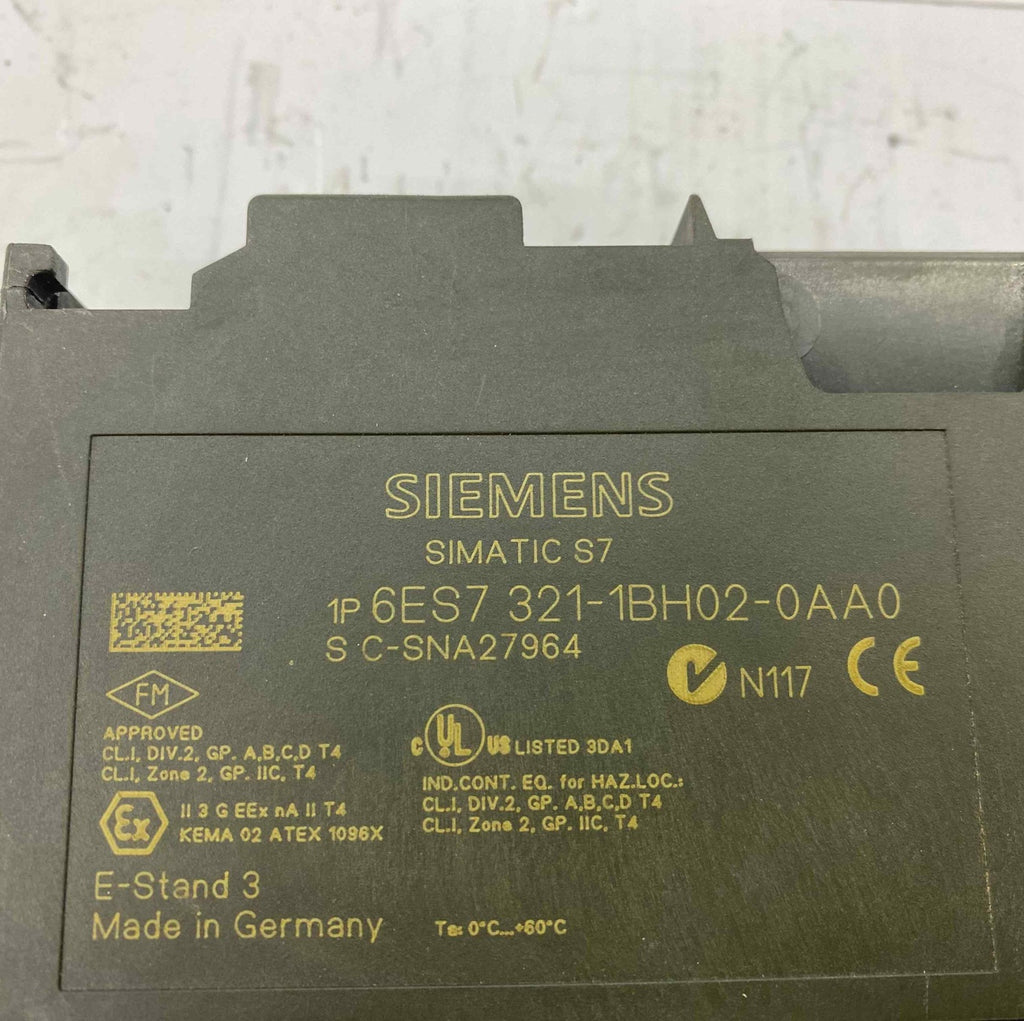 SIEMENS 6ES7321-1BH02-0AA0  PLC