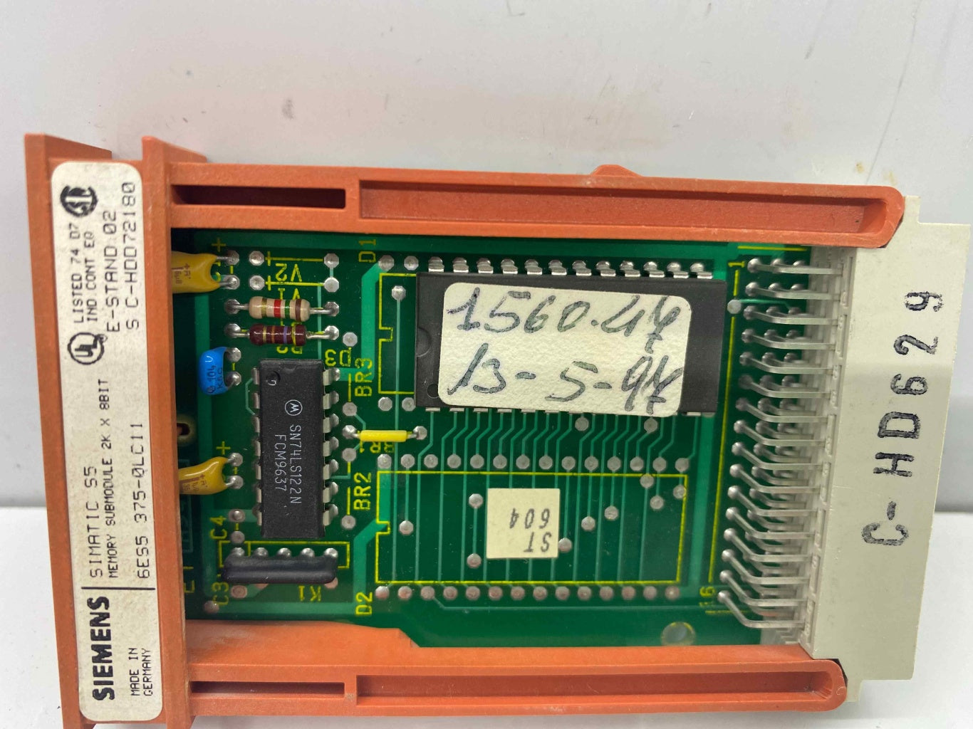 SIEMENS 6ES5 375-0LC11 6ES5375-0LC11 S5 HAFIZA KARTI PLC MODUL